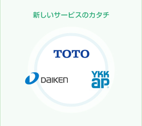 イメージ図：3社による取り組み