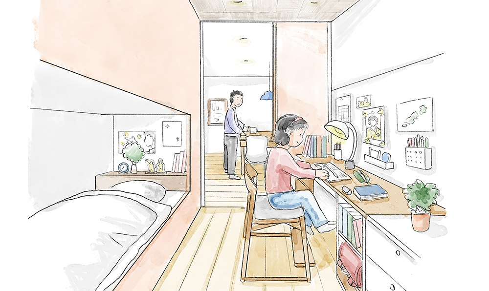 「子ども部屋＝勉強部屋」ではない