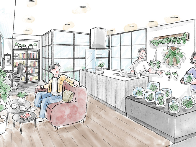 観葉植物に魅せられて