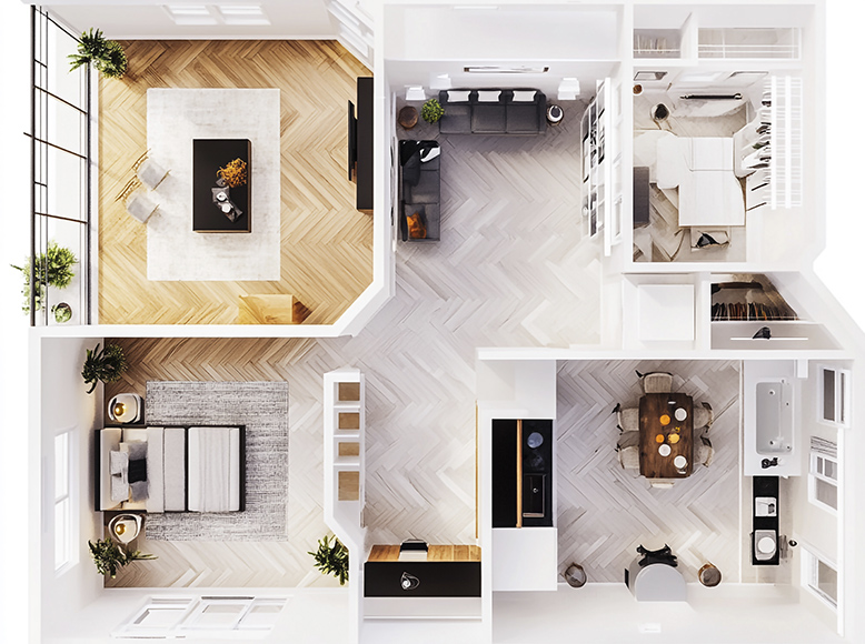 間取りのリフォームイメージ