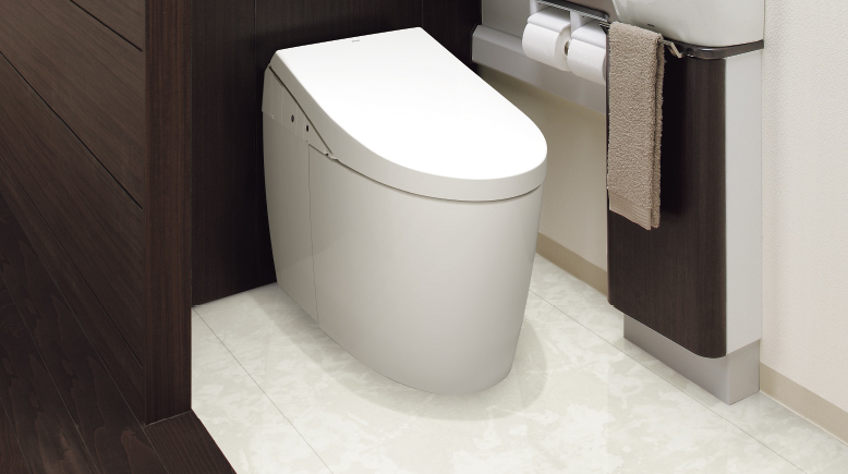 汚れに強くシミになりにくいトイレ専用床材、『トイレタフ』（DAIKEN）