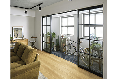 ラインフレーム[インセット] 4枚引違