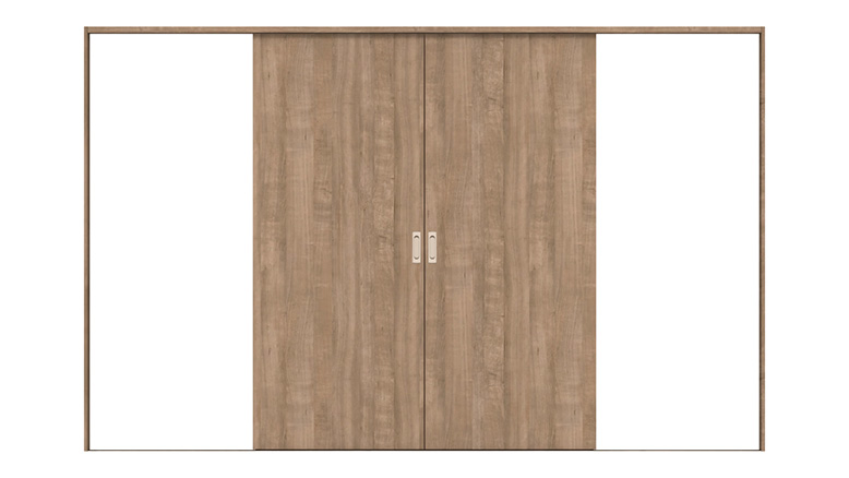 引き分け戸のイメージ